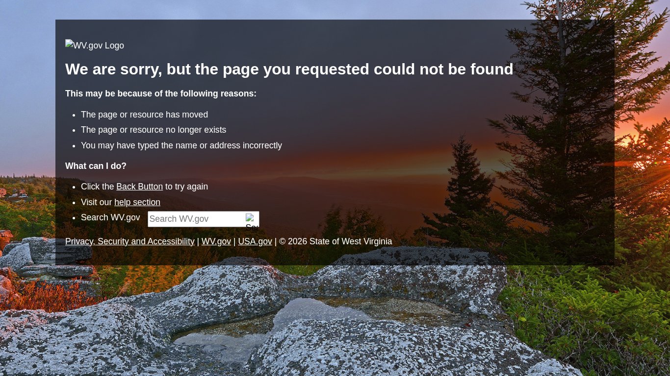 West Virginia Division of Corrections Inmate Search